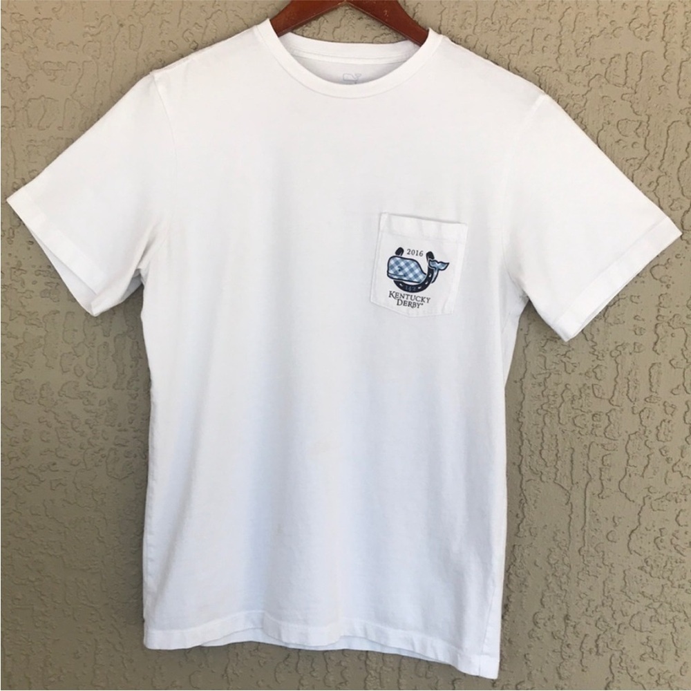 Vineyard Vines 2016 Kentucky Derby Bow Tie Short Sleeve Pocket Graphic T-shirt